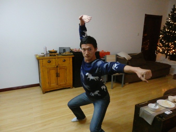 Surprise Kungfu demonstration. I'm thinking this is going to have to become a Thanksgiving Tradition in our house!!! it was awesome.