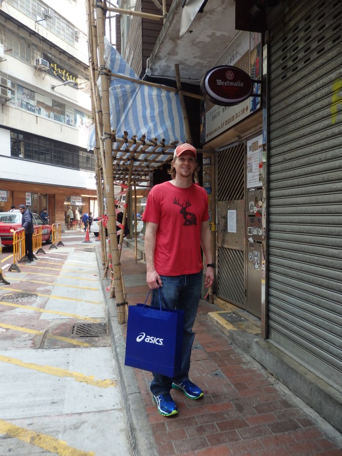 Although, we are not shoppers, if we were HK has all of the western stores. We stopped by IKEA to pick up some household items and I bought some tennis shoes. I think I found the only pair of size 12 shoes in all of China. I have been to about 10 stores and they don't carry over size 10. The asics store in HK only had one pair and now they are mine :)